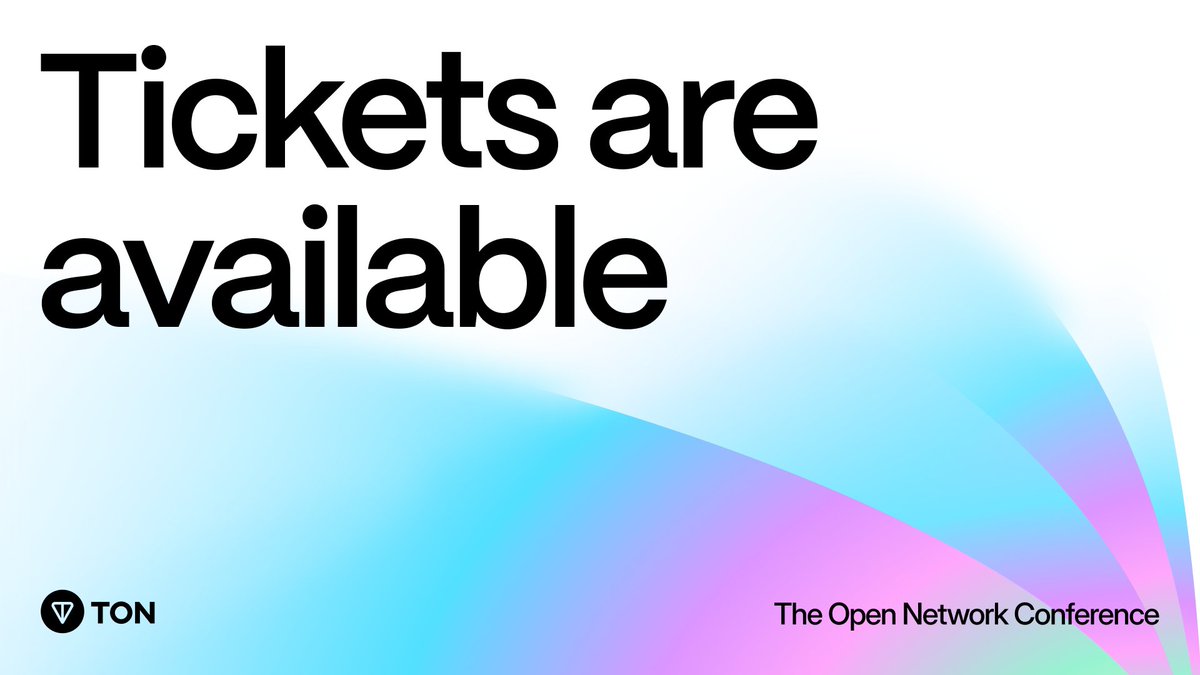 ton_blockchain's tweet photo. 🔥 100 more tickets for the Gateway are now available! 

Act FAST! The first batch sold out in less than 2 hours! ⚡👇
🎟️ https://t.co/q3AqToQ53a
🎟️ https://t.co/AC0UPXZeUd

Details: https://t.co/8iieNDOjTl https://t.co/egtCc0v3dC