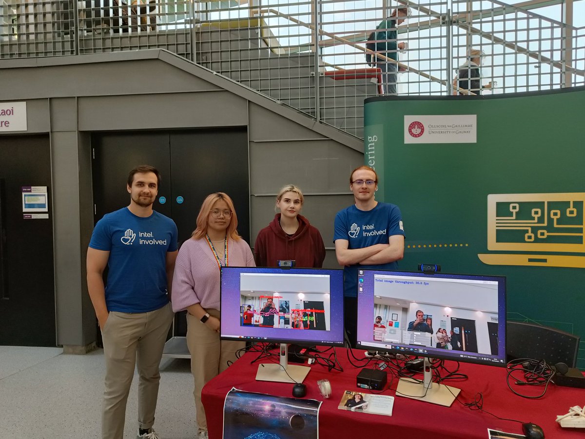 galwayeee's tweet photo. Intel team has joined us to demo some of their project work at our Open Day. Come and see some interesting applications of Electronic and Computer Engineering at our stand!
#Electronic #Computer #Engineering #Intel https://t.co/GE5DsvG0Cj