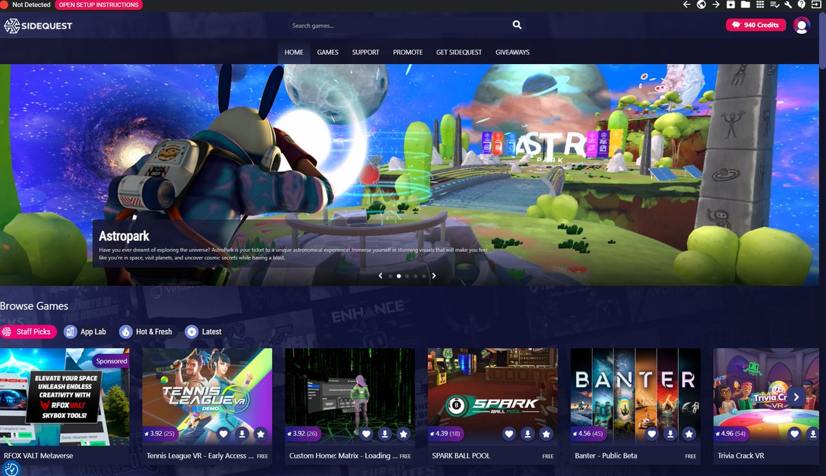 Thank you so much <a href="/SideQuestVR/">SideQuest 🎊 🎉</a> 
🔥🥳