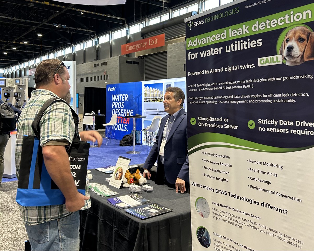 EfasTechInc's tweet image. 🌟 Recap of Our Presence at WEFTEC 2023! 🌟

We had an amazing time at #WEFTEC2023! A heartfelt thanks to everyone who visited our booth and made this event truly special.

We appreciate your support and interest in #GAILL. Stay tuned for more updates! #EFASTech