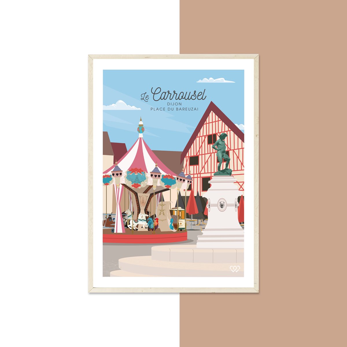 Se souvenir et soutenir ! 💛

Pour permettre à tous de se souvenir de ce symbole, nos équipes graphiques ont réalisé ce design dans la journée d’hier, et l’affiche dédiée au carrousel fait désormais partie de notre collection.