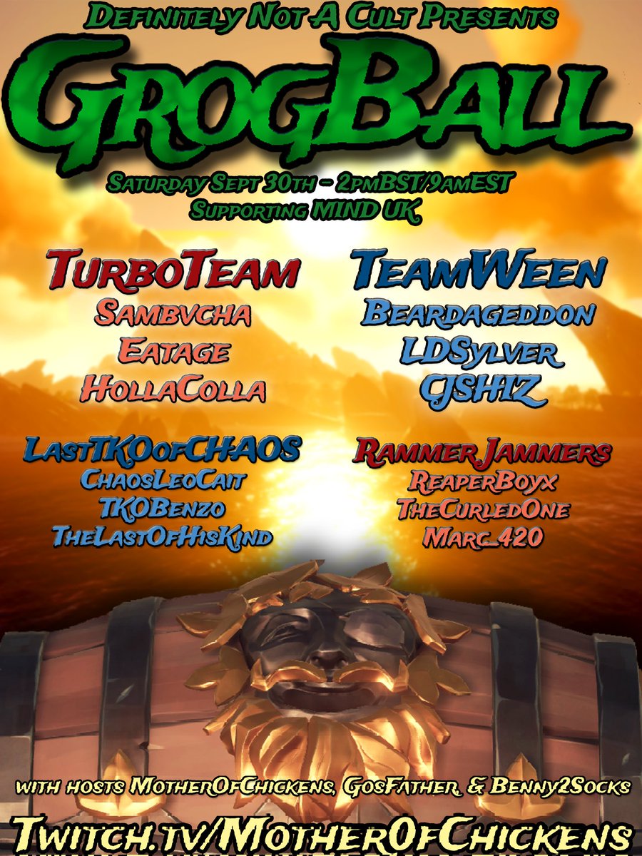 Ooooh it's gonna be a GOOD DAY!!

2pm, be sure to come get involved! 

Fundraising for <a href="/MindCharity/">Mind</a> 💕