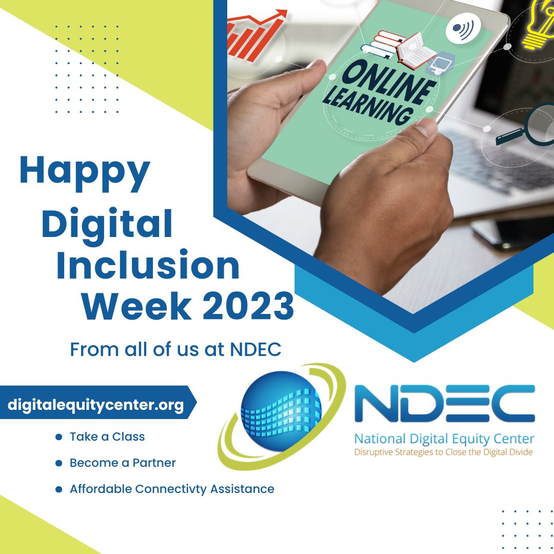It's a wrap! What a great Digital Inclusion Week!! Thank you for your continued support!  #DIW2023