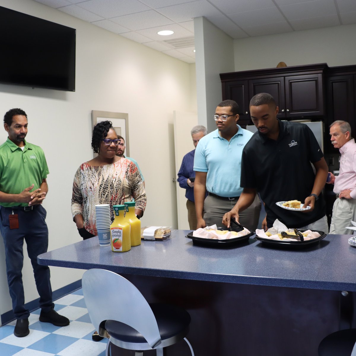 The Richmond Branch celebrated Zach's 5th work anniversary yesterday with a Chick-fil-A breakfast.  Congratulations, Zach, and thank you for all your hard work!