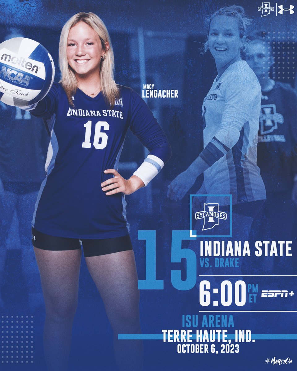 IndStVB's tweet photo. It's matchday at 🏠!

🆚 Drake
📍 Terre Haute, Ind,
⏰ 6 p.m.
🏟 ISU Arena
🏐 Faculty/Staff Appreciation
📺 https://t.co/wQSAer6RlN
📊 https://t.co/hUEgiogFD6

#MarchOn | #ProudToBeATree https://t.co/8wjT2cvd77