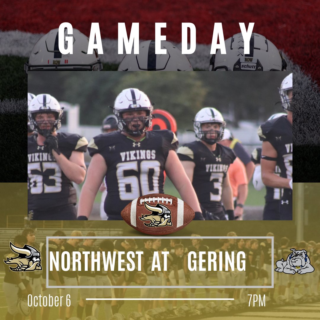 VikingsNW's tweet photo. Northwest takes on Gering tonight at 8PM Central Time!π #RTB #GINW https://t.co/T6wKSs5DrH