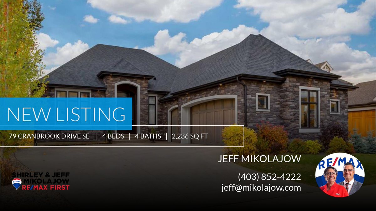 jeffmik's tweet photo. 📍 New Listing 📍 Take a look at this fantastic new property that just hit the market located at 79 Cranbrook Drive Se in Calgary. Reach out here or at (403) 852-4222 for more information https://t.co/1sJYNxEVT5 https://t.co/25VKybQQbe