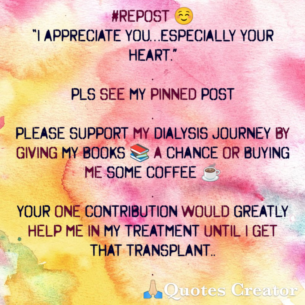 HELP ME EARN MY TREATMENT🙏🏻
DONATE❤️☕
buymeacoffee.com/HelpTristian
.
Ko-fi.com/HelpTristian
.
paypal.me/HelpTristian
Thanx 🙏
Bcbdyeos
@Mariah2732
@BronsonDalton
@LooseChops
@NeilMullens
@ehlers5150_tom
@TonyTattles
@OBrienTBIS
@Meidas_Brian23
@Richard31331936
@LorraineJDion