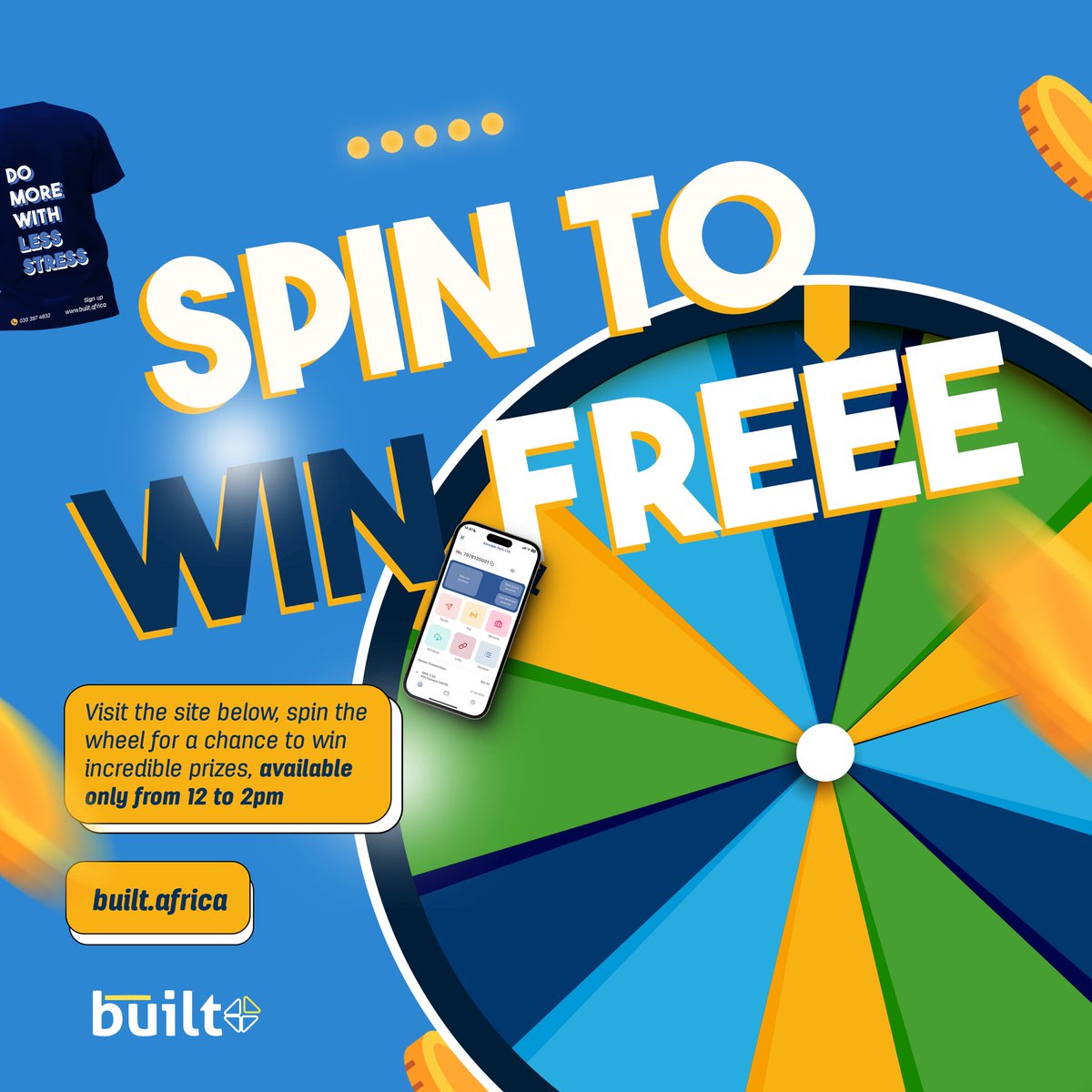Spin to win amazing gifts from Built! #customerserviceweek #customerappreciation #accountingsoftware