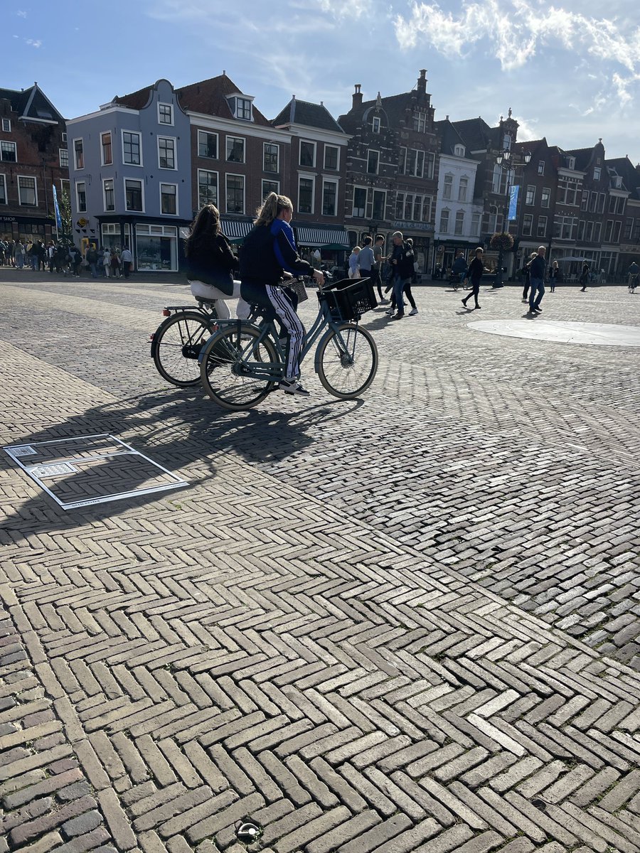 RuthMayorcas's tweet image. Hello from #Delft, gorgeous car free route to get here from Vlaardingen. + amazing #cyclepaths along main rds. So many women #cycling as it’s safe to do so. @RantyHighwayman @BicycleDutch @Cycling_Embassy @MikeyCycling