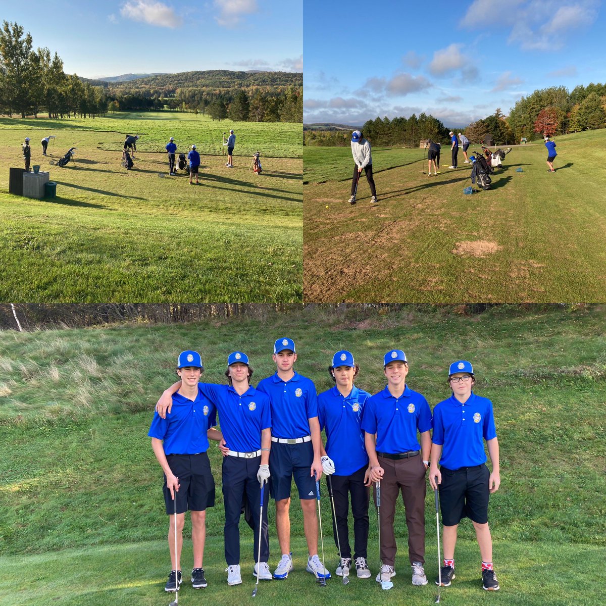 L’équipe est prête pour le tournoi de golf AA @NBIAA_ASINB à Sussex.  Allez les Castors 🦫!