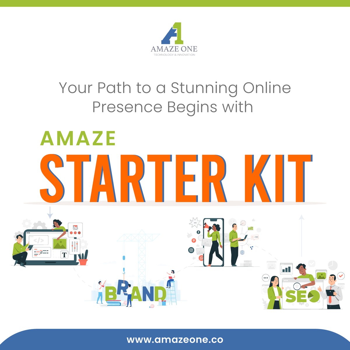 AmazeOne1's tweet photo. Start Your Journey to an Impressive Online Image with Amaze Starter Kit.

Visit us @ https://t.co/K5sr1ohZfI
Call Us @ +1 73264 58775
Email - contact@amazeone.co

#seoexpert #localseoexperts #searchengineranking #website #webdeveloper #webdesigning #programming https://t.co/Y4SIFBMqC3