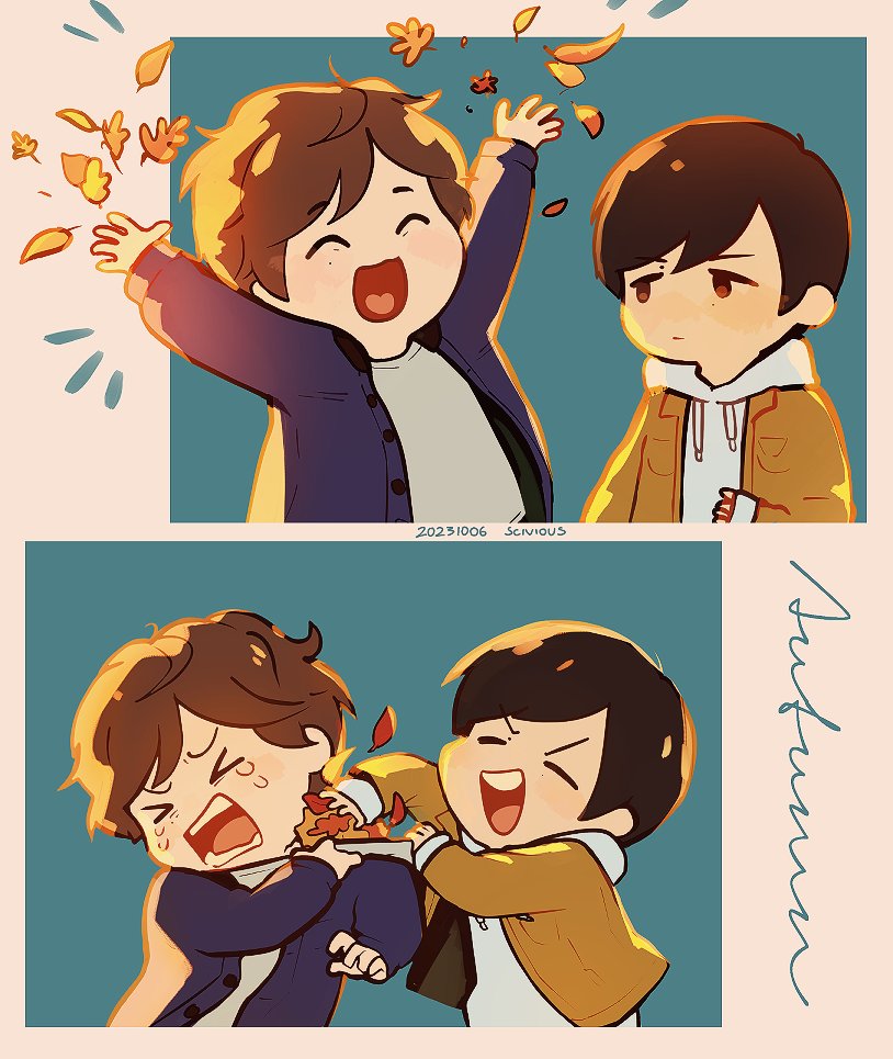 playing with leaves 🍂