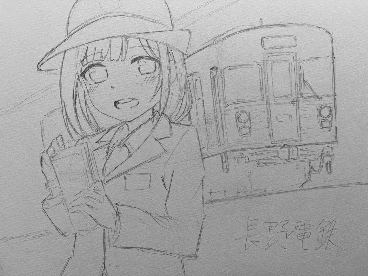 家で描く時間ないから会社で描いてる 