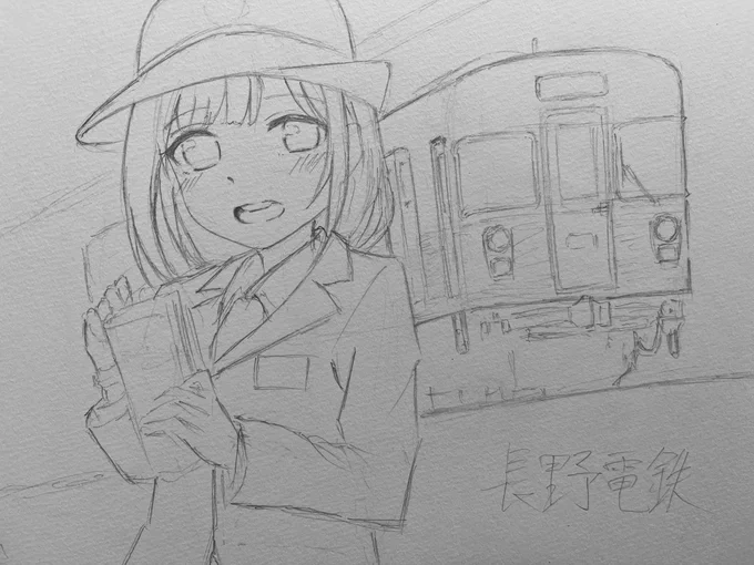 家で描く時間ないから会社で描いてる 