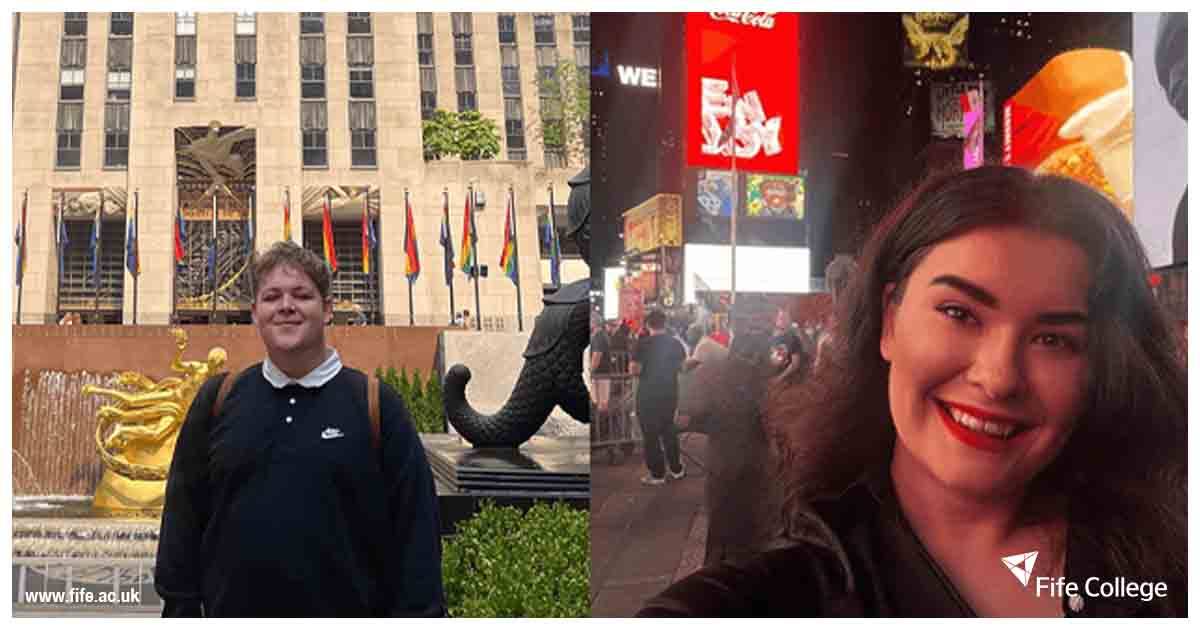 ScholarshipsAS's tweet image. 🇺🇸  From Fife College to the USA, hear how Levi and Julia's life changing trip to America helped influence their dream career. 

Click the link to find out more: bit.ly/3LPjsgA