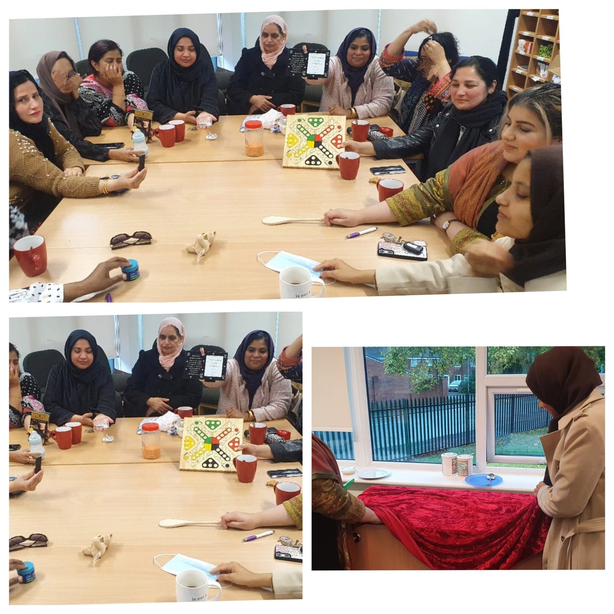 CHAI_Project's tweet image. Fantastic sessions happening @freehold chai, discussions about the &quot;Multiply&quot; course with @MyGreatPlace. Objects and #storytelling &amp;amp; the amazing mums made these lovely canvas bags to carry objects for storytelling #ImprovingEnglish #ImprovingMaths #reducingIsolation #confidence