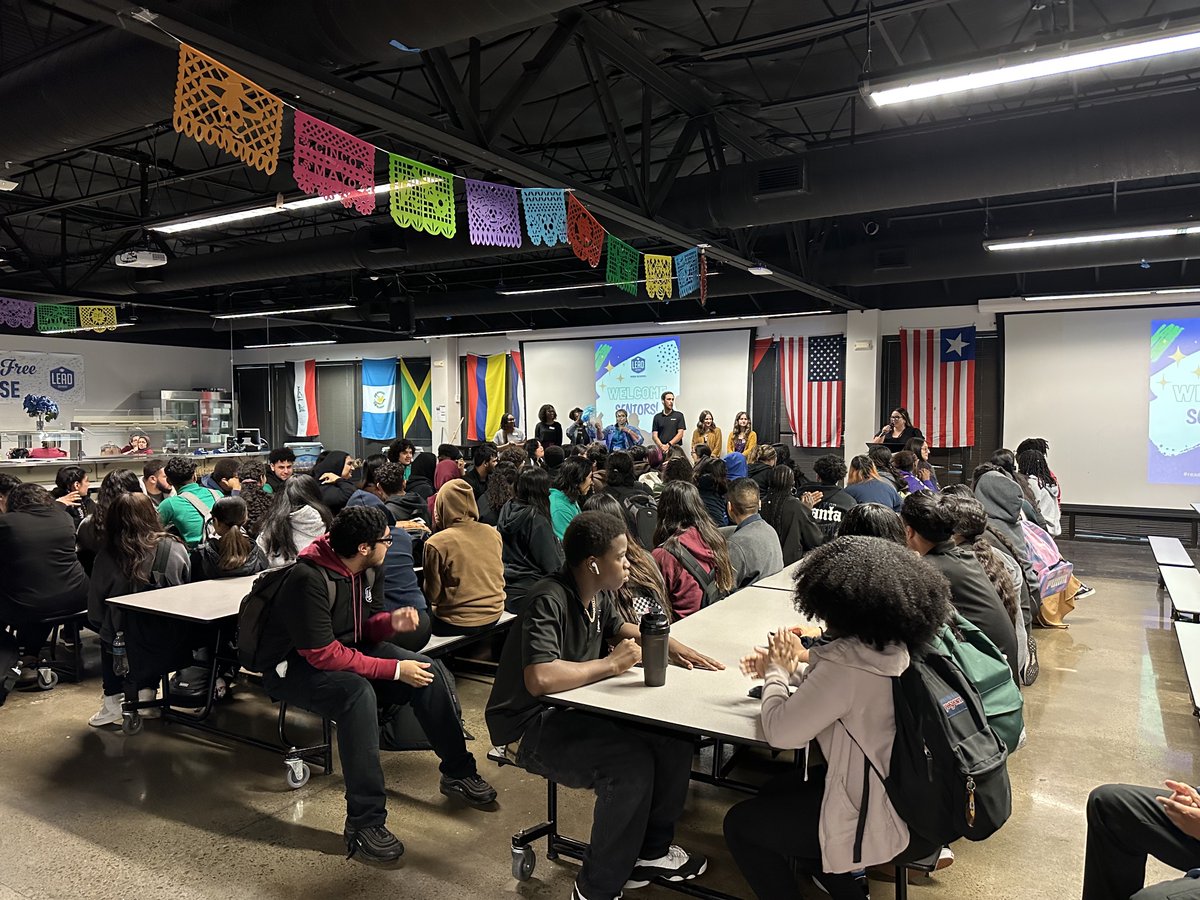 LEADSchools's tweet photo. LEAD Southeast and LEAD Academy seniors are marking an important milestone during their senior year: applying to college! Both schools hosted a College App Party to celebrate 100% of their seniors applying to at least one college. #ReadyforCollege #ReadyforLife https://t.co/a1DocIti6I