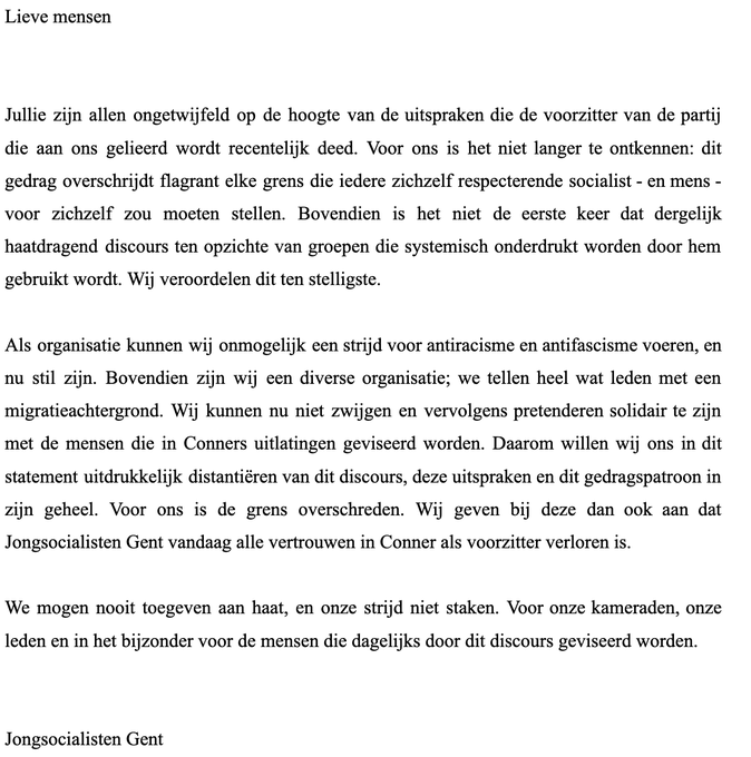 Kempenzoon1's tweet photo. De eerste barsten #connorgate https://t.co/Mkiuo2MfYS