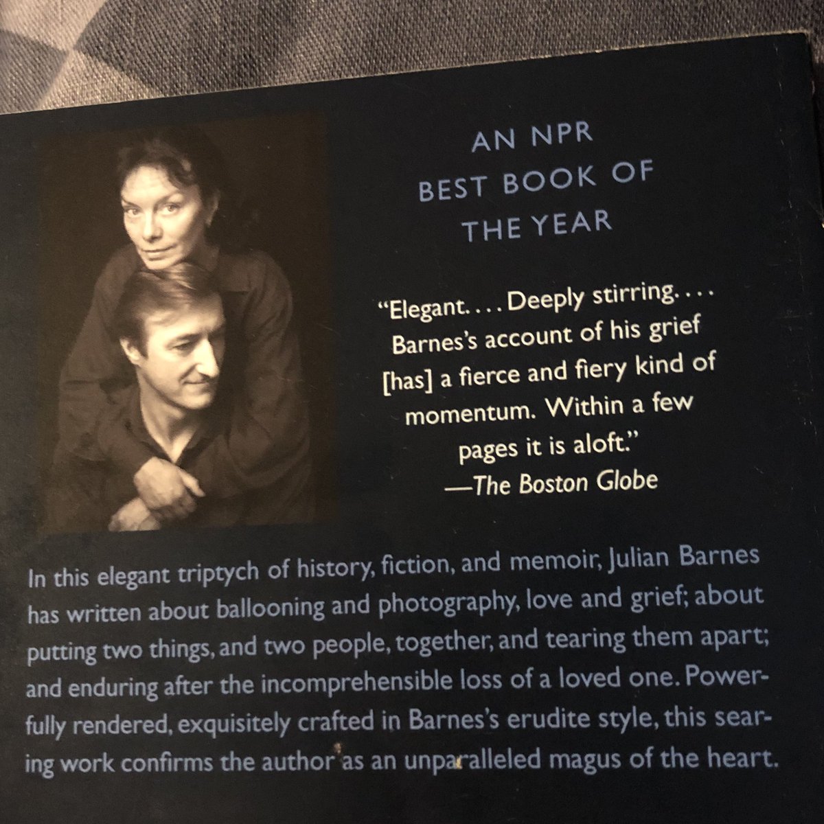 bookishlynancy's tweet photo. A wonderfully written book. The last chapter was my favourite part. It felt so honest and moved me the most. “Grief makes your stomach turn, snatches the breath from you, cuts off the blood supply to the brain; mourning blows you in a new direction.” #Read #LevelsOfLife https://t.co/sllAaUpwOj