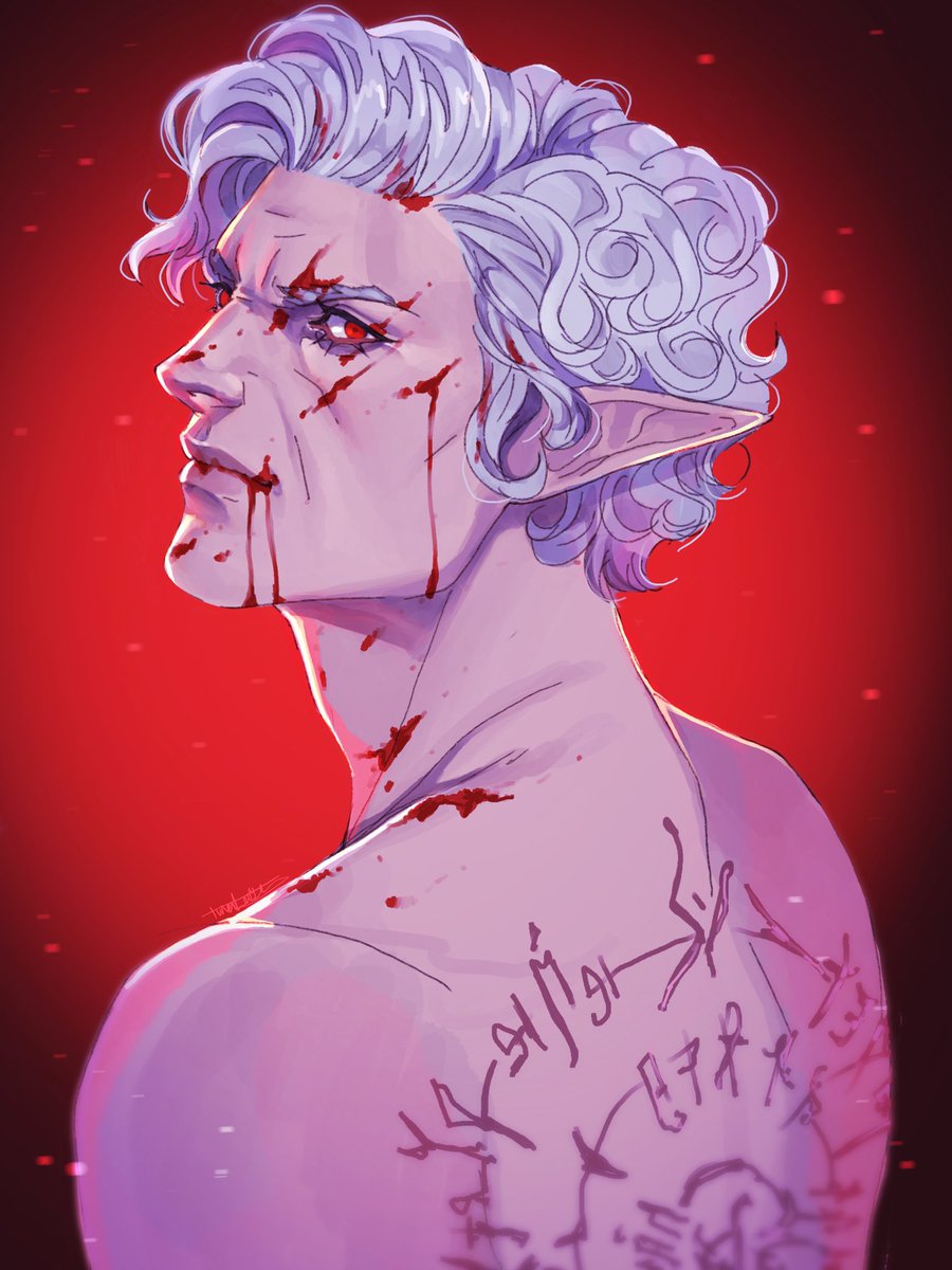 Senkyel_'s tweet photo. He makes me so emotional😩💖 #BaldersGate3 #Astarion #BG3fanart https://t.co/rcGQ01UDZh