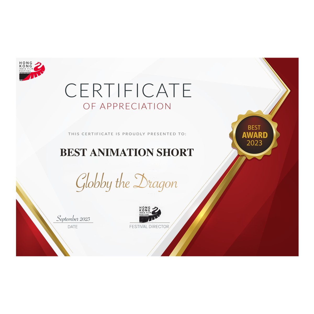 insightstudiohk's tweet photo. Our film Globby the Dragon has won BEST ANIMATION SHORT at the Hong Kong Indie Film Festival  🌟📽️!!

Check the film trailer through the link in our bio!

#winner #bestfilm #shortfilmfestival #animation #InsightStudios #LittleWonderers #GlobbytheDragon https://t.co/osNibtIC6R
