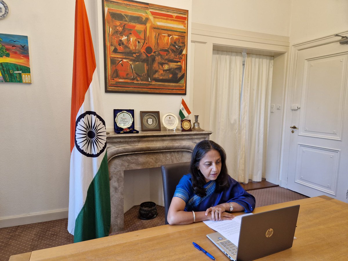 IDCSS25's tweet photo. “I wish all the students and young professionals a happy learning experience...”

The inaugural session of the 6th edition of the Indo-Dutch Cyber Security School opened today with remarks from H.E. Mrs. Reenat Sandhu, Indian Ambassador to the Netherlands @IndinNederlands. https://t.co/vPF7ATraxV