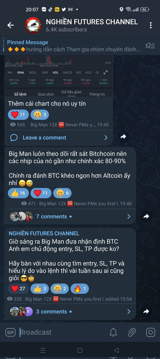 hungsatoshi99's tweet photo. GÓC FLEX TÍCH CỰC🎉💝

Ai theo dõi acc này của Big Man sẽ thấy các nhận định sóng trung hạn và dài hạn của mình về #BTC chính xác thế nào 🎯

Vì mình dành sự quan tâm đặc biệt cho #Bitcoin 

Hiện tại mình còn đưa view sóng ngắn 
của #BTC để thấy kiếm tiền bằng Trading Bitcoin luôn dễ hơn là #Altcoin

Ảnh này là 1 ví dụ👛

Anh em đã thấy uy tín chưa nào✅✅

Sắp tới sẽ là chuỗi nhận định view ngắn của BTC liên tục. Chỉ có tại 1 nơi duy nhất:

⏩👉 Nghiền Futures 💎🎉✅
Link dưới comment cho ai cần

Anh em thấy uy tín thì cho Big Man xin 1 tym + comment nha

Yêu lắm, Thương lắm

#Bigman12X #nghienfutures #12XVentures #Eth #nhandinhBTC