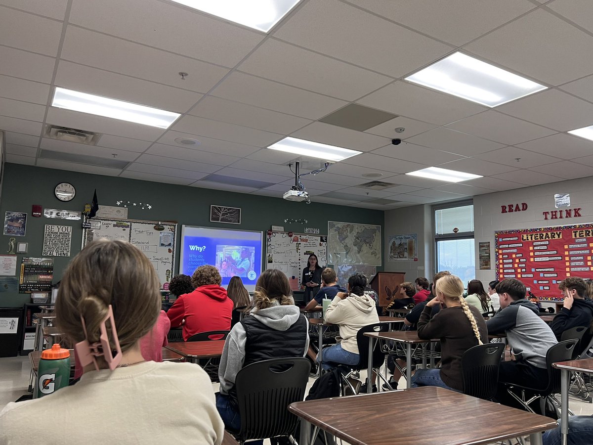 MrsRamsey2000's tweet photo. Thanks to EFCTS for coming to visit FUHS and presenting future career possibilities for our sophomore students!
@FULocalSchools @FUHSGuidance https://t.co/vLU1pCs2bM