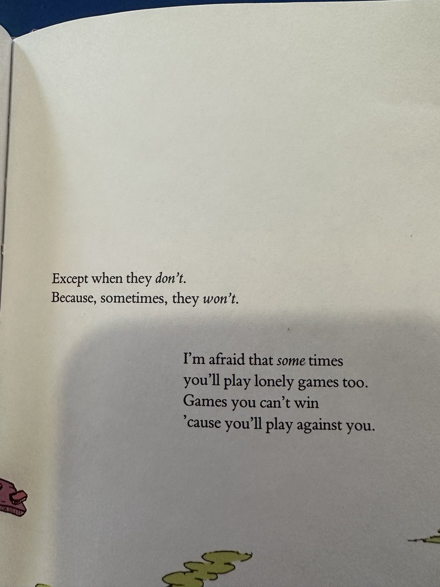 Dr Seuss made me love reading. Before my grandson was born I bought him a complete set. Whenever I read him this wise life guide I choke up a bit. Gorgeous honest words about this life journey, the one my grandson is just beginning. ❤️