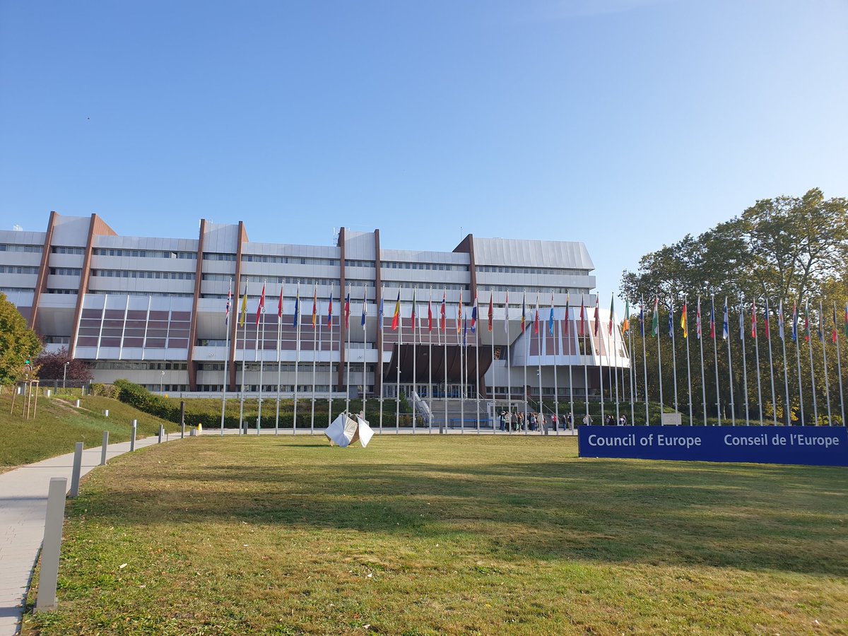 Marie_Auberger's tweet photo. Jour 2 de l'Université d'Automne du @MouvEuropeen_Fr : à la découverte du Conseil de l'Europe @CoE_fr avec le @ME_Alsace &amp; les @JeunesEuropeens.
 #UAMEF #NousSeronsPrets https://t.co/LC5p6hDcfs