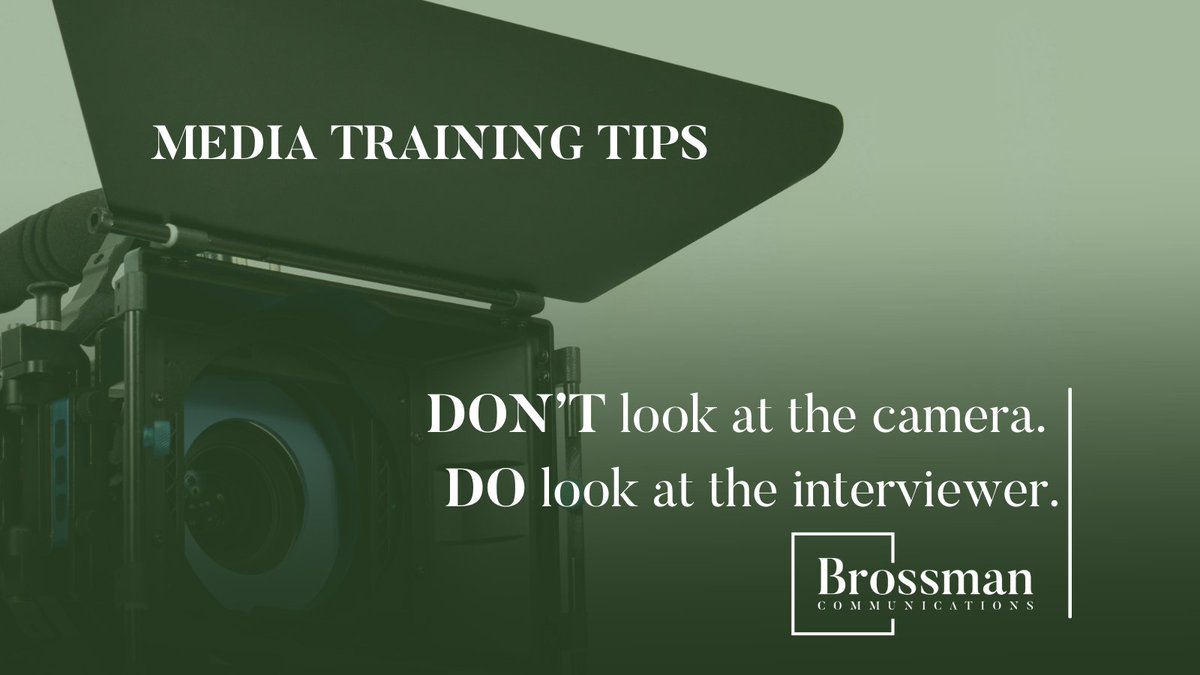 📹 Spokespeople, take note! Looking professional on-camera is key to nailing your next media interview. We cover basics and more complex tips like these during our expert media training sessions. Contact us to learn more 👉brossmancomms.com. #mediatraining #london #sandiego