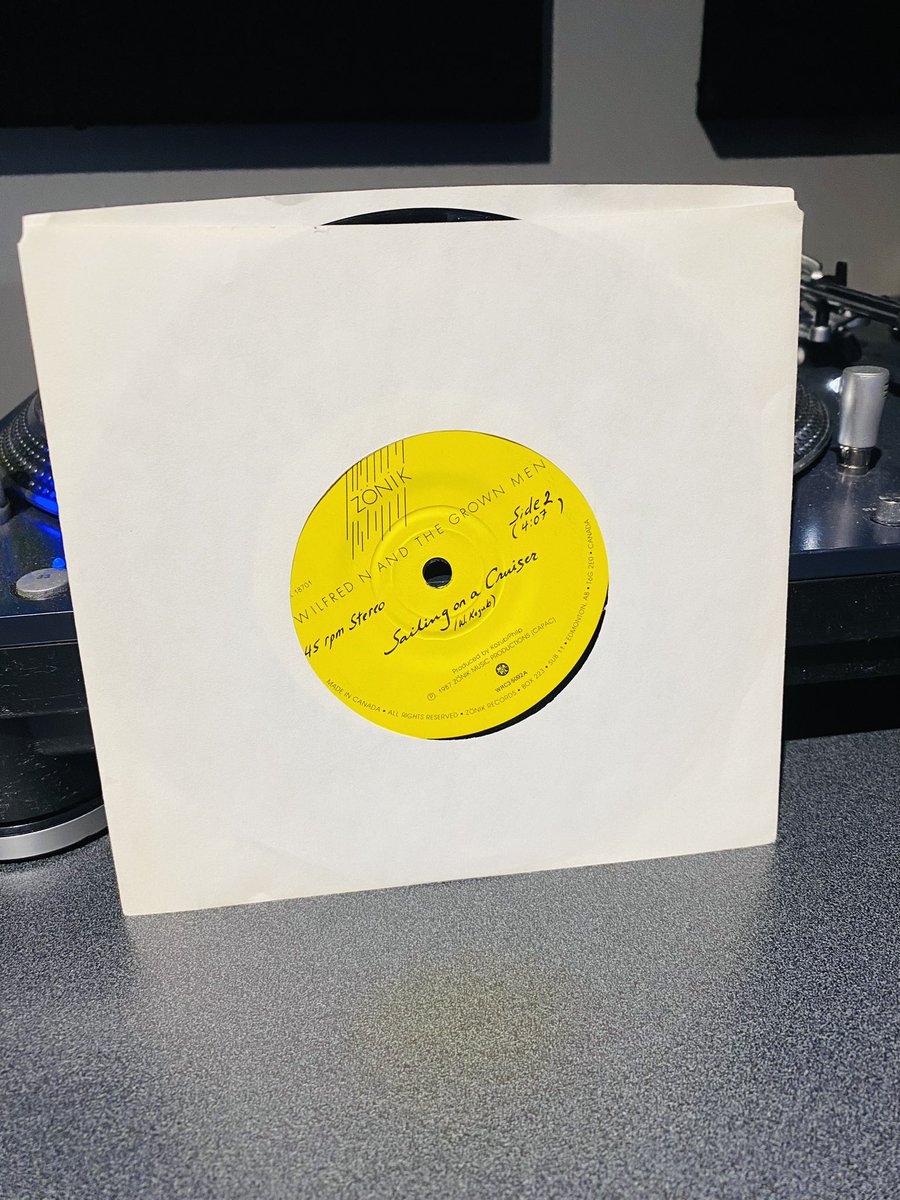 If you look VERY CLOSELY at the label of this 1987 <a href="/wngm/">Wilfred Kozub</a> 45, you can see that Wilf wrote the #s 1 &amp; 2 by hand. He had that part of the label left blank, do he could select the A Side based on which radio station he was sending ‘em to! For <a href="/ckuaradio/">CKUA Radio</a>, it was Thunder On The Tundra.