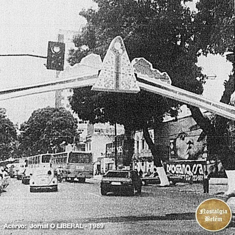 Decoração do Cirio em 1989.