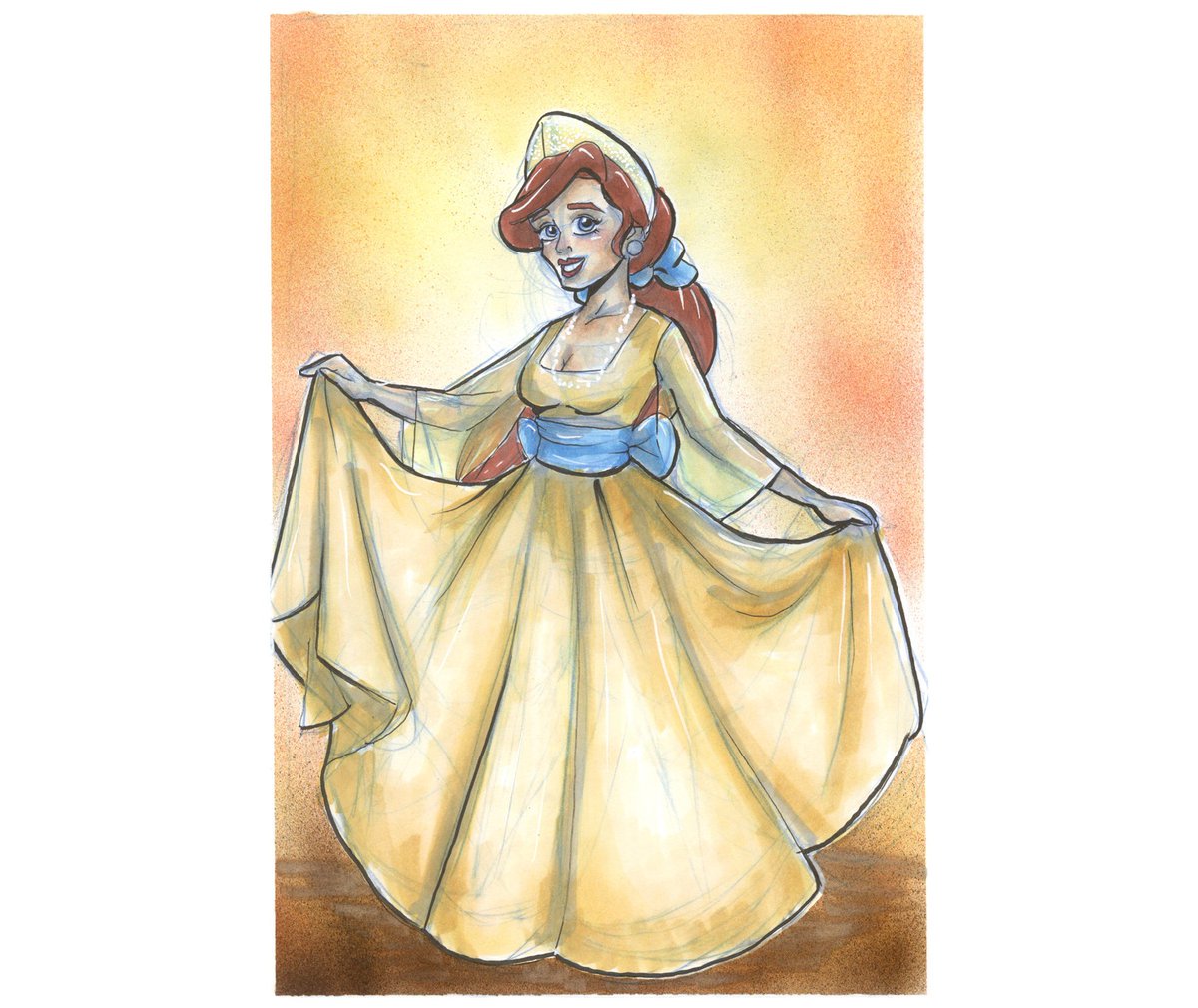 Day 6- Golden
#inktober #inktober2023 #zladdsmithart #golden #anastasia #donbluthanastasia #donbluth #onceuponadecember #anastasiaromanov #anastasiamovie #donbluthart #anastasiafanart #anastasia1997 #copic #copics #copicwithus #inkingart #artillustration #dailysketches