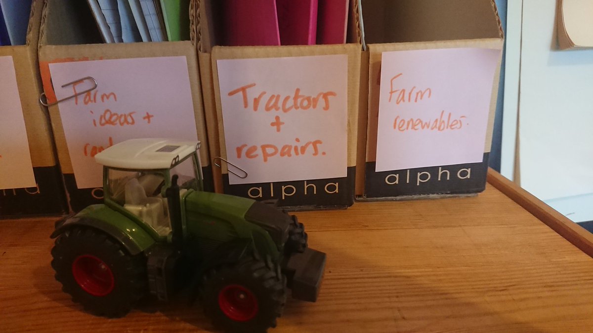 We've been at Kindling Farm for over 8 months and only now finding time to sort out our new office.