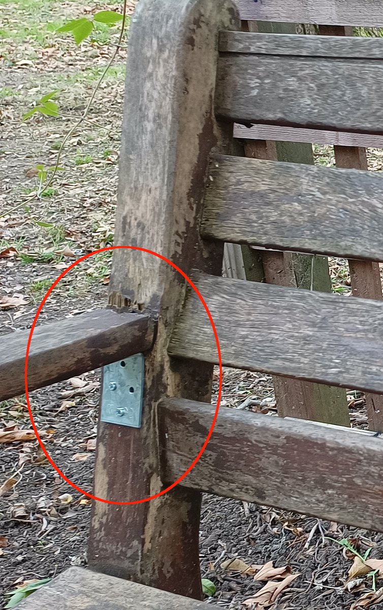 This week we had some fun making a small repair to one of the benches in our garden at Northwick Park Hospital.  The repair brought many comments of appreciation.