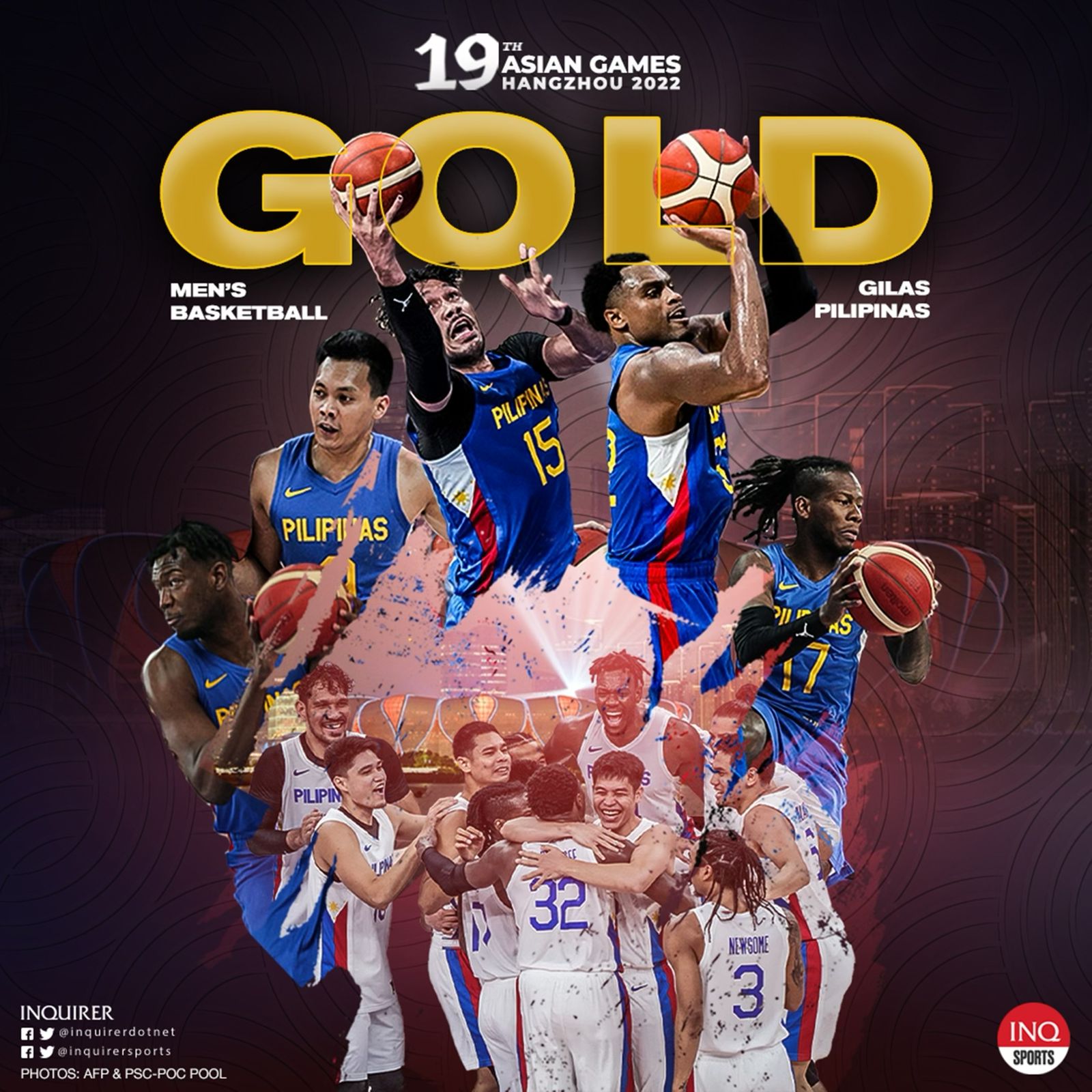 GAME SCHEDULE: Gilas Pilipinas at 19th Asian Games