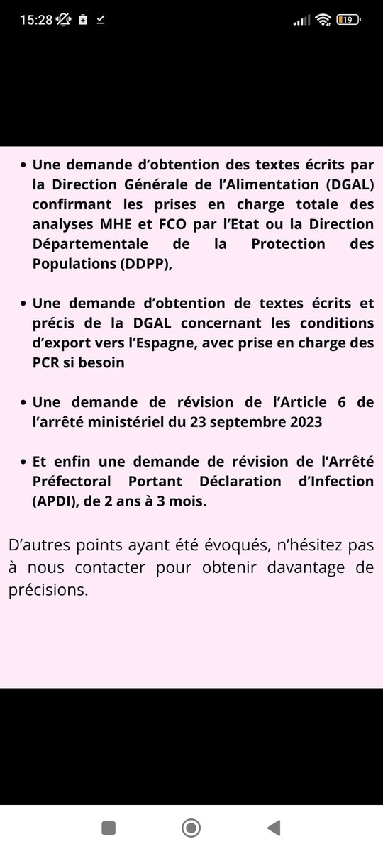 FDSEA31's tweet image. Adhérer à la FDSEA31, c'est aussi recevoir les infos en avant première  via notre #Lettreàladhérent ! 📰

Retrouvez exceptionnellement un petit aperçu avec la Lettre de cette semaine, pour des informations complémentaires sur la #MHE notamment ‼️

@PrefetOccitanie 
@laliguecancer