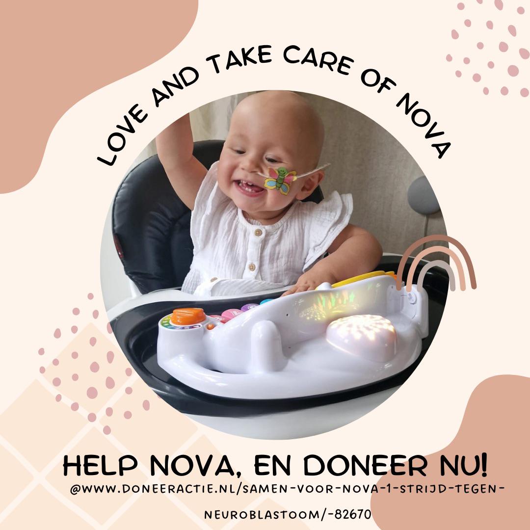 🌟 Meet 1-year-old superhero Nova, battling high-risk Neuroblastoma cancer. 

Let's rally to ease her family's burden with medical expenses and a dream vacation. Every bit helps! Donate now:  🙏❤️ 

doneeractie.nl/samen-voor-nov…

#SupportForNova #NeuroblastomaWarrior #HelpUsHelp