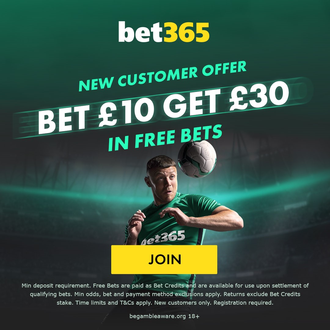 bet365 Free Bet - Get £30 in Bet Credits