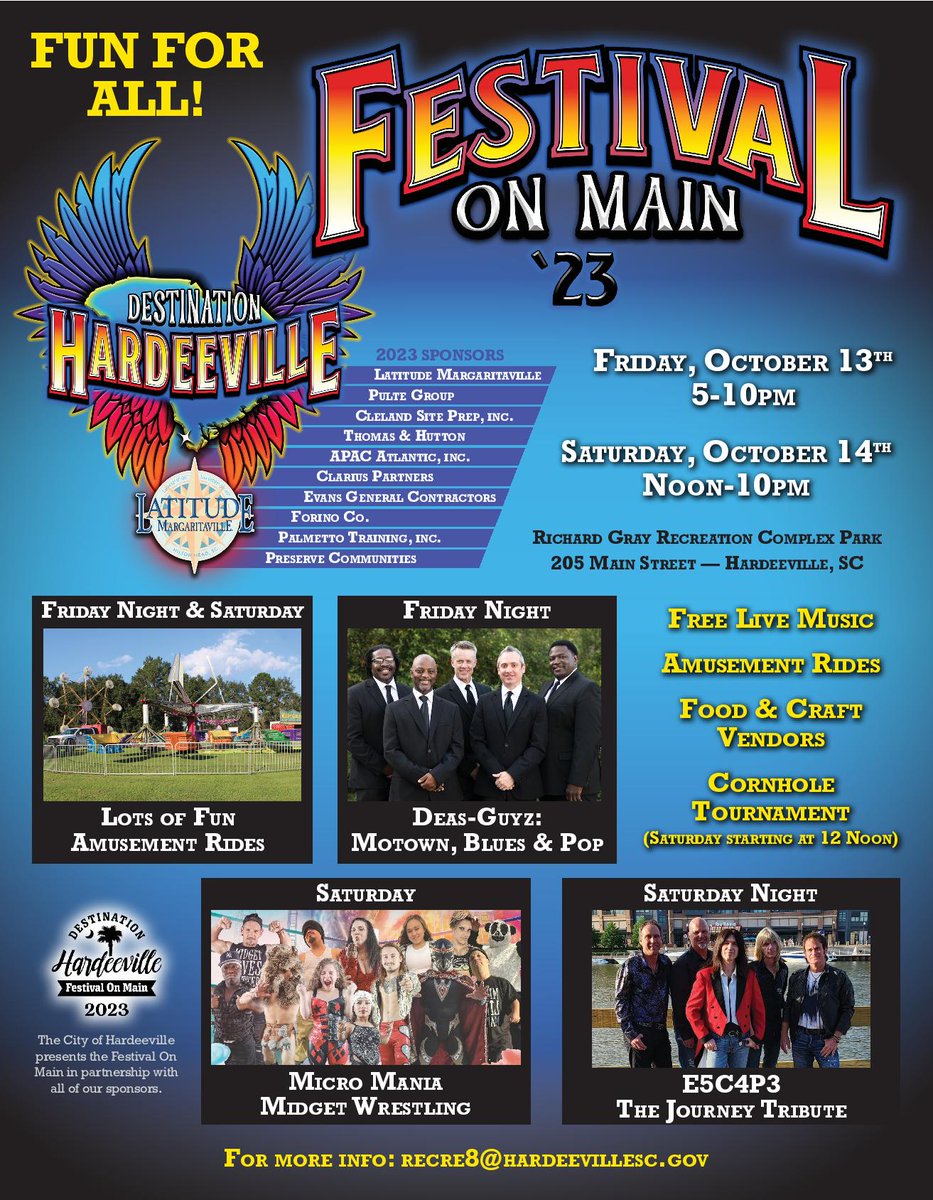 Only one week left until the ultimate festival experience! 🎶🍔🎡 Get ready to groove to live music, indulge in delicious food, and ride your way to excitement! Who's counting down the days with us? 🙌😄 #FestivalFever #oneweektogo #livemusic #FoodieParadise #FunTimesAhead