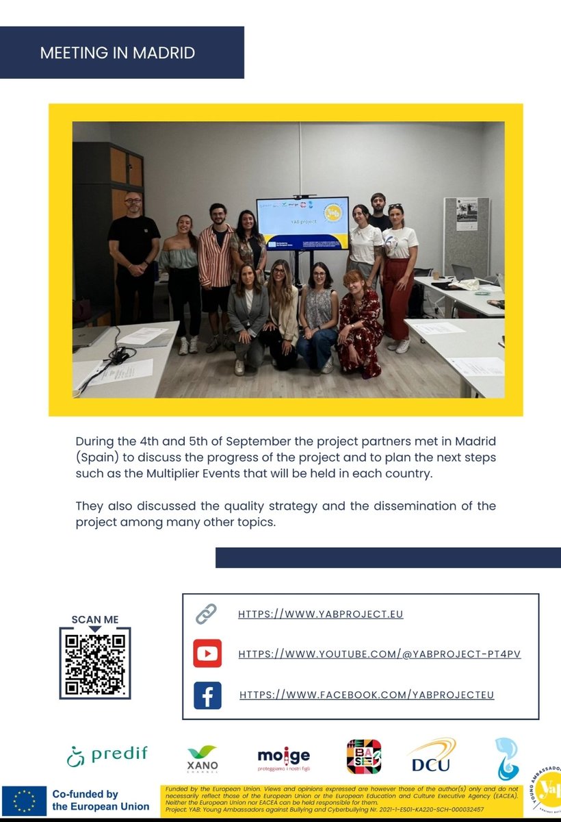 CesaricSchool's tweet photo. Young Ambassadors against Bullying and Cyberbullying
#erasmusplus #yabprojecteu #antibullying https://t.co/U6SuSfOQwq