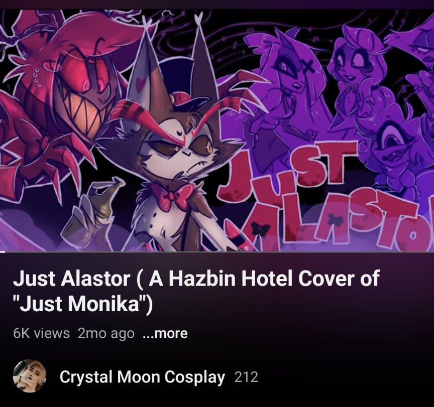 CM_Cosplay2's tweet photo. Just Alastor is at 6K!!!! Thank you all for the support! Thank you to my wonderful friends who helped make this music video possible. I do plan on making more. Possibly have something in mind for this month👀 https://t.co/LpvZc5be63