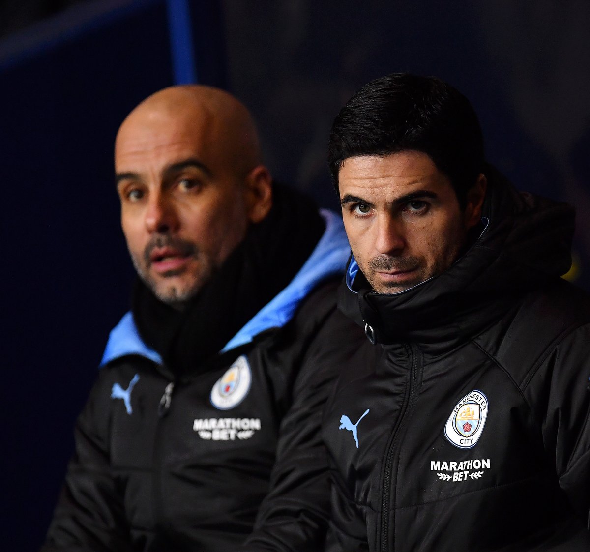 thefootballweek's tweet photo. Mikel Arteta was student to Pep Guardiola across three seasons as an assistant coach at City, but while he's enjoyed a few cup wins, he's struggled to match the master in the league. When these two get together, you can expect technical quality and some wacky tactical maneuvers. https://t.co/eXovZnvZVa