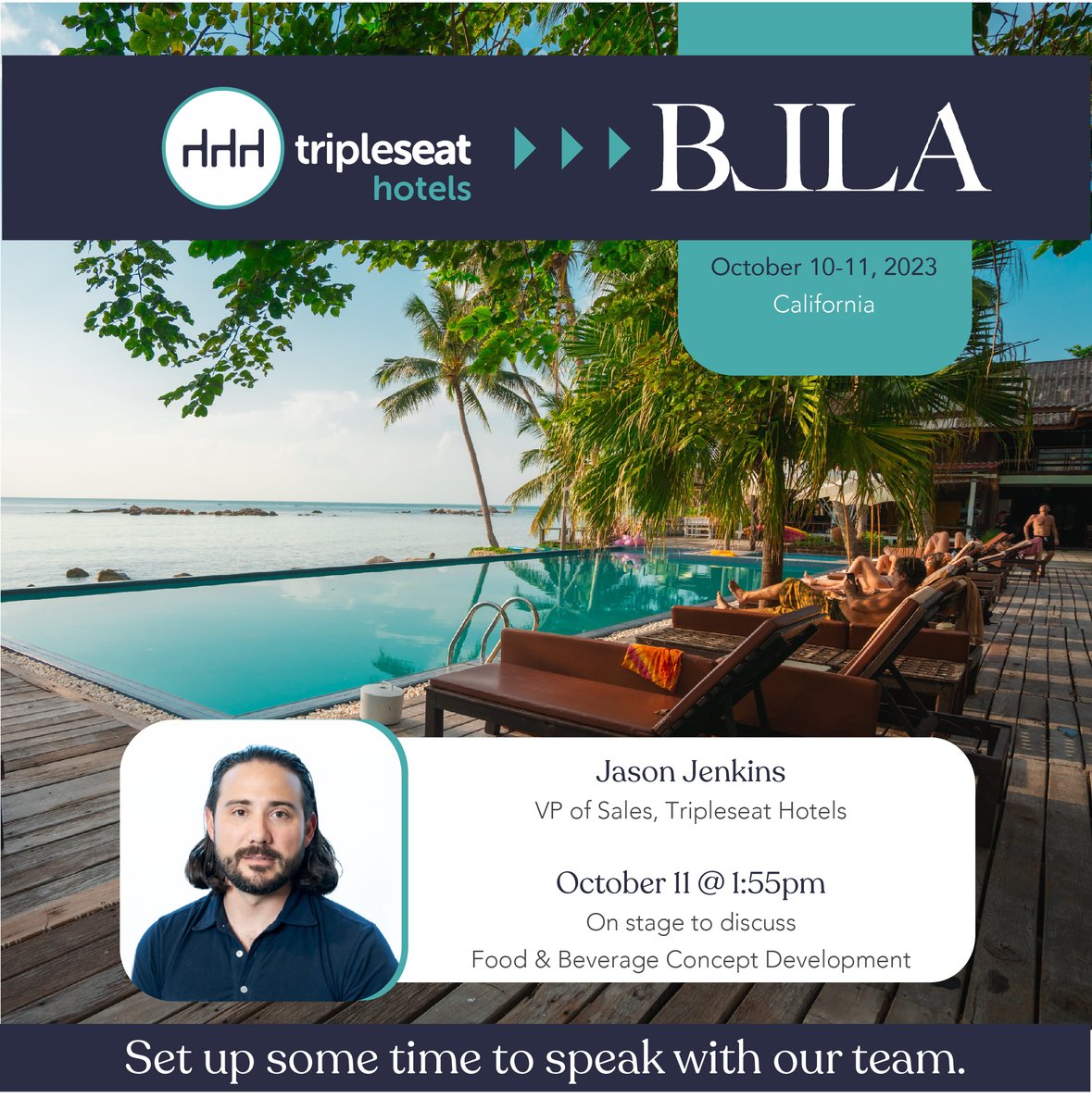 Are you heading to the Boutique Hotel Owners Conference next week? Be sure to come meet the Tripleseat Hotels team to learn how Tripleseat Hotels can help streamline and manage group sales and events onsite at your property. bit.ly/46kjN37