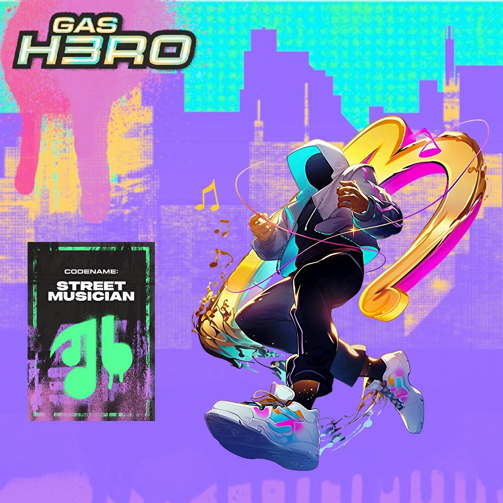 StepingByStepn's tweet photo. 22作目
Unknown STEPNer

GasHeroGenesis　phase3
Codename：Street Musician
#GasHeroGenesis #hotPieART
@GasHeroOfficial https://t.co/xQZYm3dnld