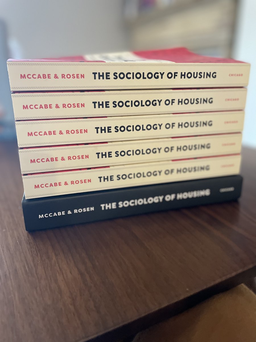 Four years ago, @eva_rosen and I hosted a conference for sociologists studying housing. We wanted to learn what our discipline had to say on the topic, think through directions for the field, and build a roadmap for research. Today, I'm so proud to share our edited book!