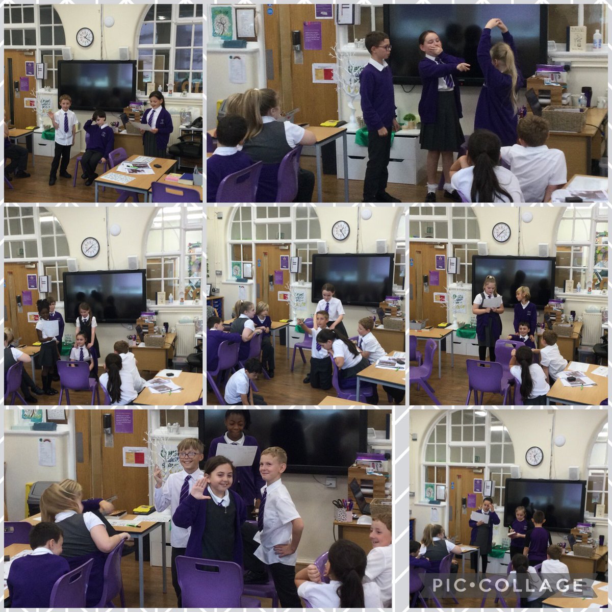 During English, class 5 have been creating freeze frames to depict scenes from our class text. #StGerardsEnglish