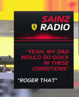 ElReyGuiri's tweet photo. *Pista llena de arena*

Sainz: "Mi padre sería rápido en estas condiciones"

JAJAJAJJAJA

#F1 #QatarGP https://t.co/RY0eCyvG4y